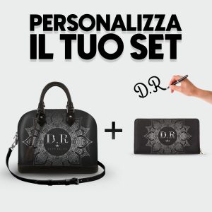 Set Soul Bag + Portafoglio Personalizzato Silver
