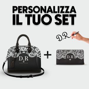 Set Soul Bag + Portafoglio Personalizzato Lace