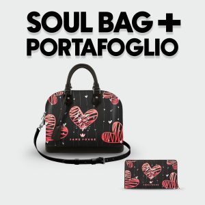 Combo Soul bag + Portafoglio Pink Heart