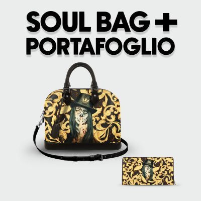 Combo Soul bag + Portafoglio Shut Up Dame Rouge