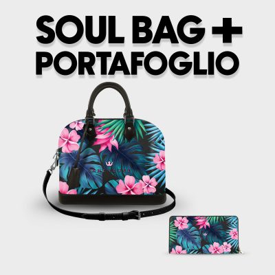 Combo Soul bag + Portafoglio Tropical Noir